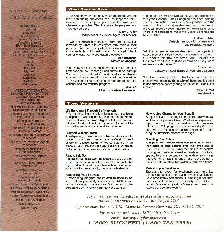 JZ Brochure Back